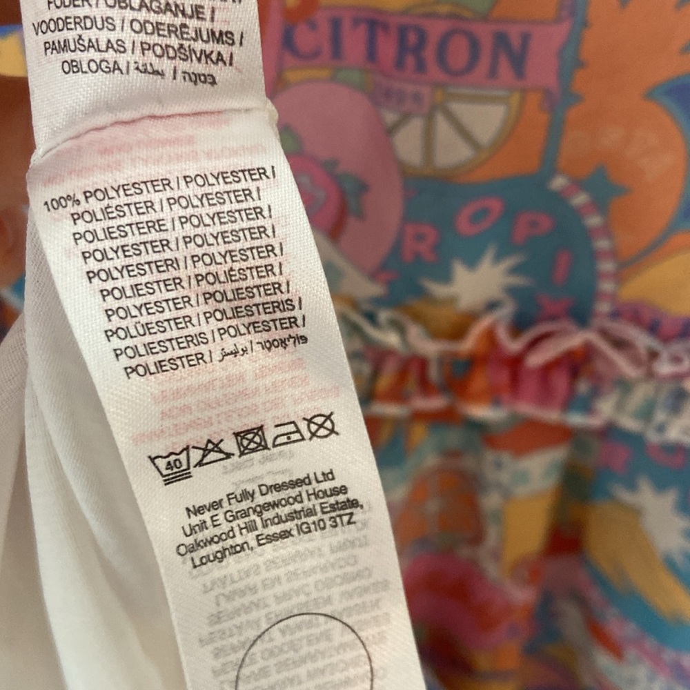 Never Fully Dressed Multicolor Patterned Dress - image 5